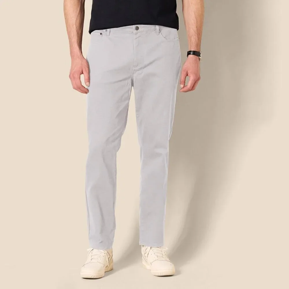 Men's Slim-Fit Pants, 5-Pocket Stretch Twill Design